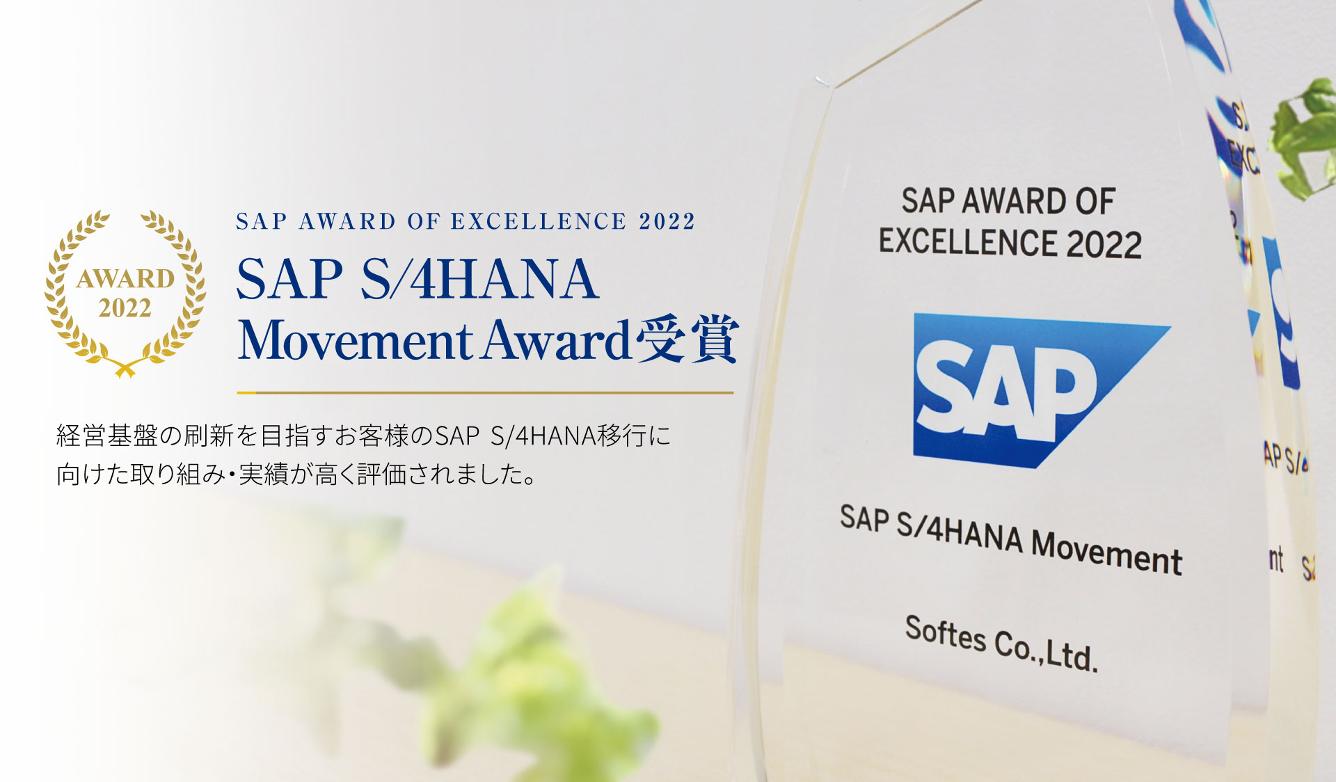 SAP AWARD受賞