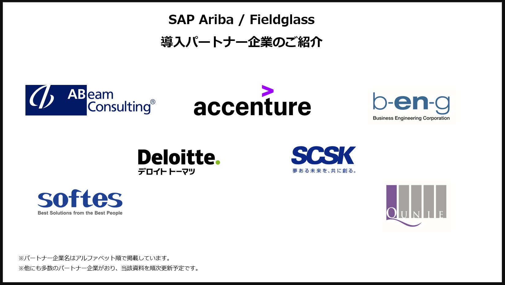 Ariba Networkパートナーイメージ